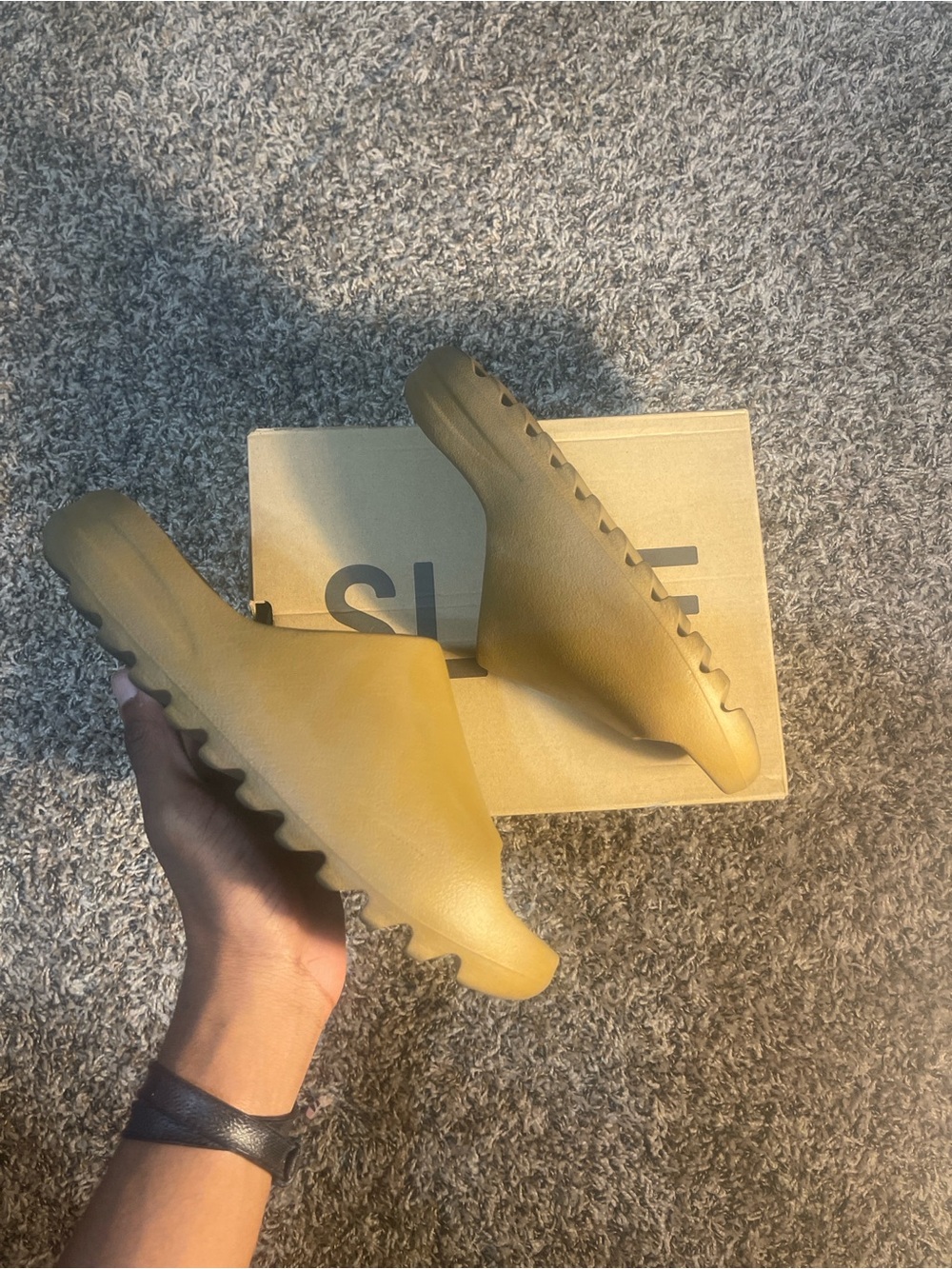 Adidas Yeezy Slides Ochre